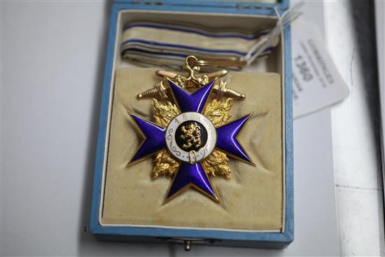 A Bavarian Military Order of Merit,